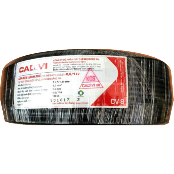 Dây cáp điện Cadivi CV 8.0 mm2