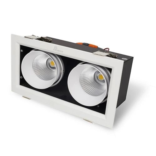 Đèn led âm trần gỗ là gì, ứng dụng ra sao? Đèn Spotlight âm trần đôi