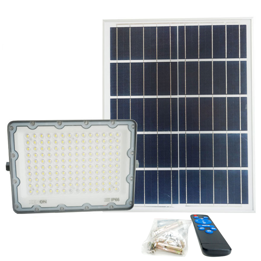 Đèn pha năng lượng mặt trời Xenon Deluxe DL100W | bảo hành 3 năm, chính hãng Đèn pha năng lượng mặt trời Xenon Deluxe DL100W | bảo hành 3 năm, chính hãng