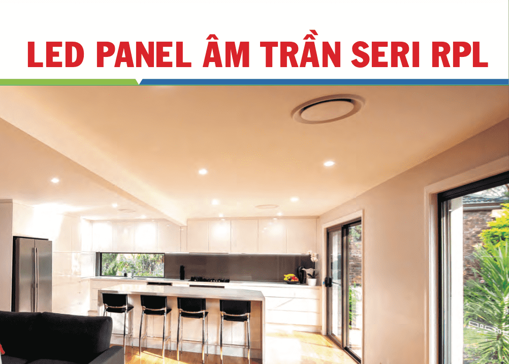 Đèn led âm trần 9W mpe RPL-9 ứng dụng đèn led âm trần mpe
