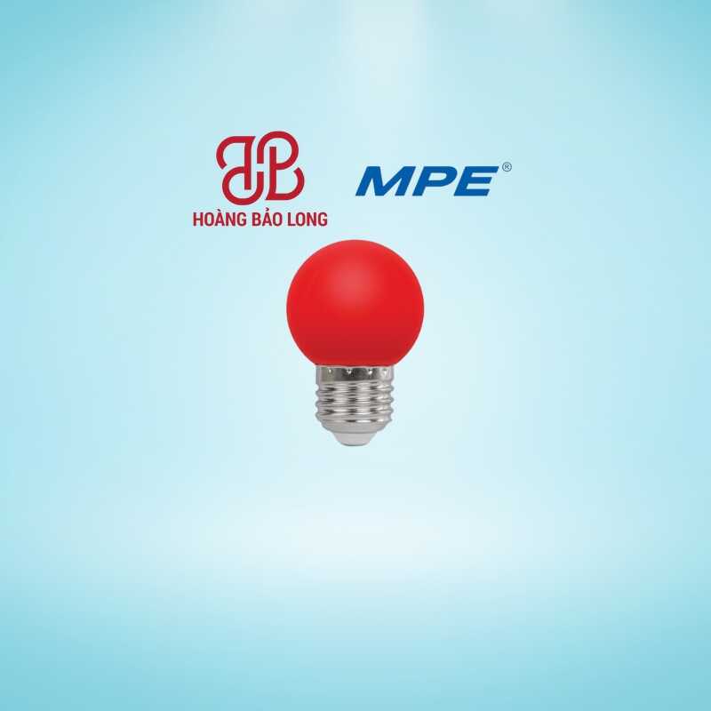 Bóng led bulb màu MPE LBD-3R Bóng led bulb màu MPE LBD-3R