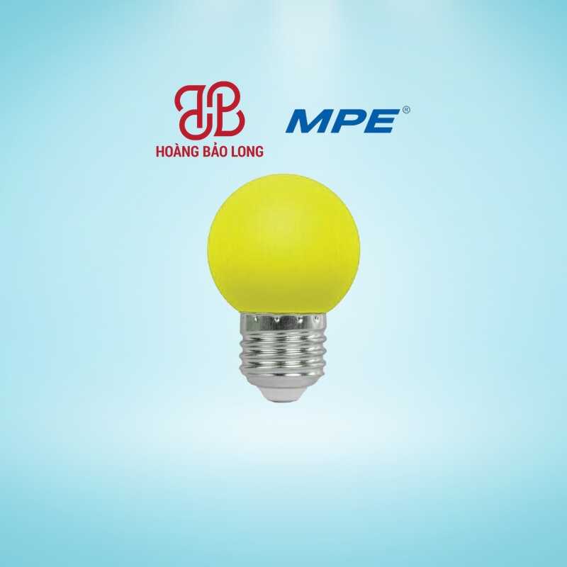 Bóng led bulb màu MPE LBD-3YL Bóng led bulb màu MPE LBD-3YL