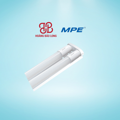 Bộ máng led tube thuỷ tinh đôi 1m2 MPE MGT-220 Bộ máng led tube thuỷ tinh đôi 1m2 MPE MGT-220