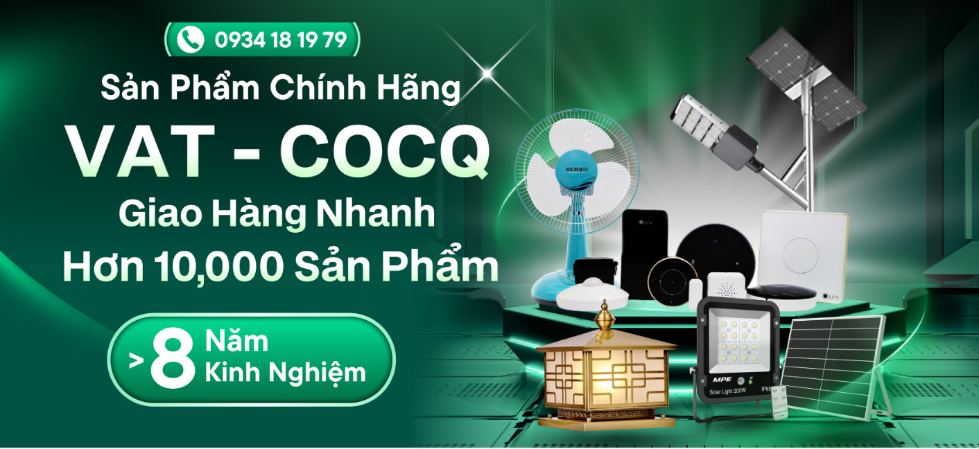 Hoàng Bảo Long - Phân Phối Thiết bị điện, Đèn Led Chính Hãng