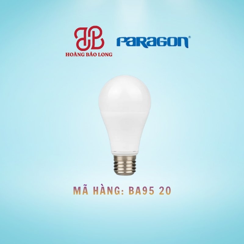 BÓNG ĐÈN LED BULB 20W PARAGON BA95 20 Bóng Đèn LED Bulb Paragon 20W E27 BA95 20, ánh sáng trắng/vàng, tiết kiệm điện.