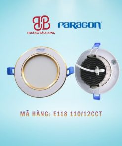 Đèn âm trần 12W Paragon E118 11012/CCT