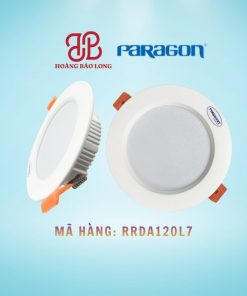 Đèn âm trần Paragon RRDA120L7 công suất 7W viền trắng