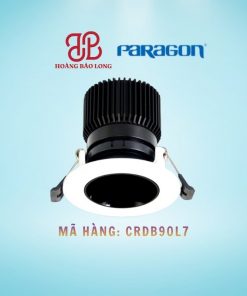 Đèn LED âm trần chiếu điểm tròn Paragon 7W CRDB90L7, tản nhiệt nhôm, ánh sáng COB.