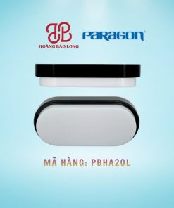 Đèn LED ốp trần nổi Paragon 20W PBHA20L, hình bầu dục, chống nước IP54, ánh sáng trắng