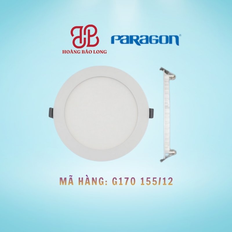 ĐÈN LED PANEL TRÒN 12W PARAGON G170 155/12T (N/V) ĐÈN LED PANEL TRÒN 12W PARAGON G170 155/12ĐM