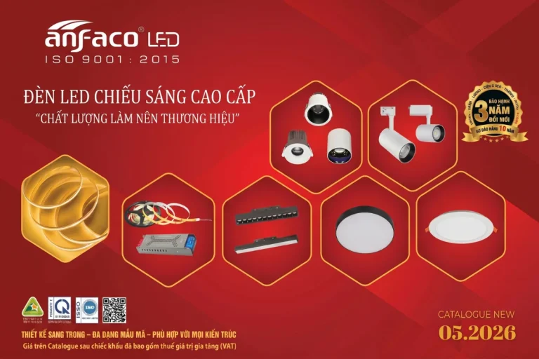 Bảng giá đèn led Anfaco mới nhất